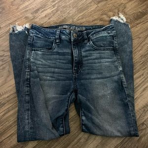 American eagle jeggings crop